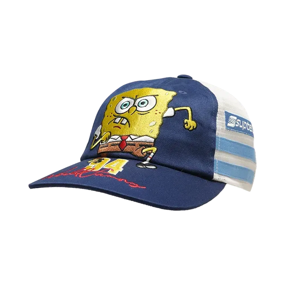 Supreme x SpongeBob Jeff Hamilton Mesh Back 6-Panel "White"