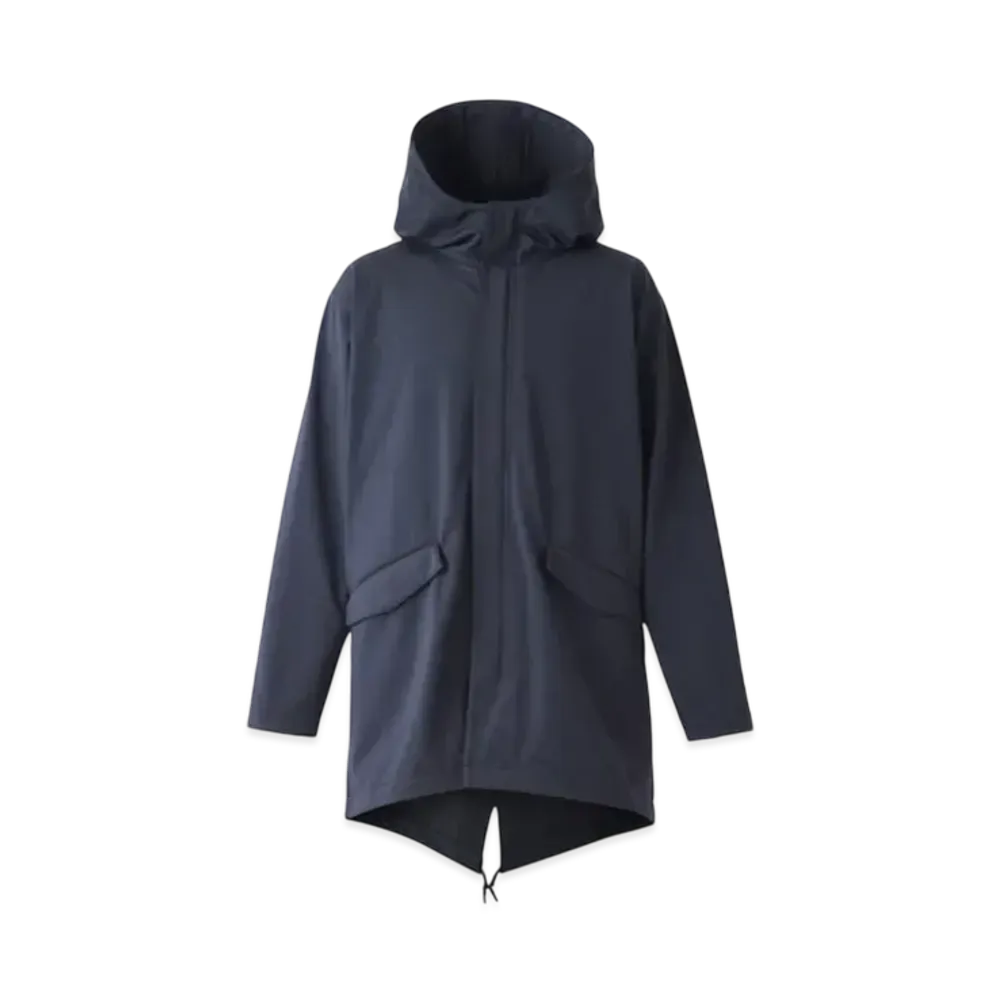 New Balance Black Out Collection Stretch Bonded Coat Windproof And Water Repellent "Black"