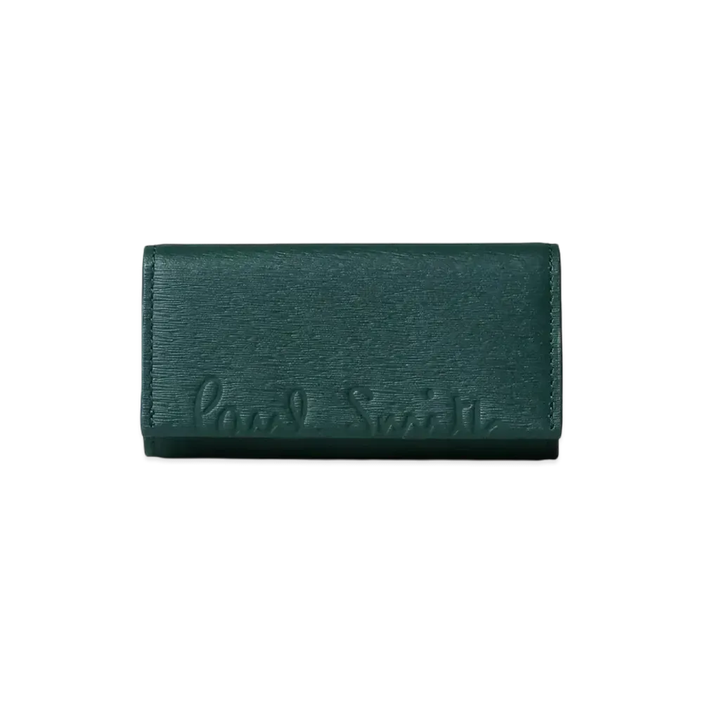 Paul Smith Cropped Logo Key Case "DarkGreen"