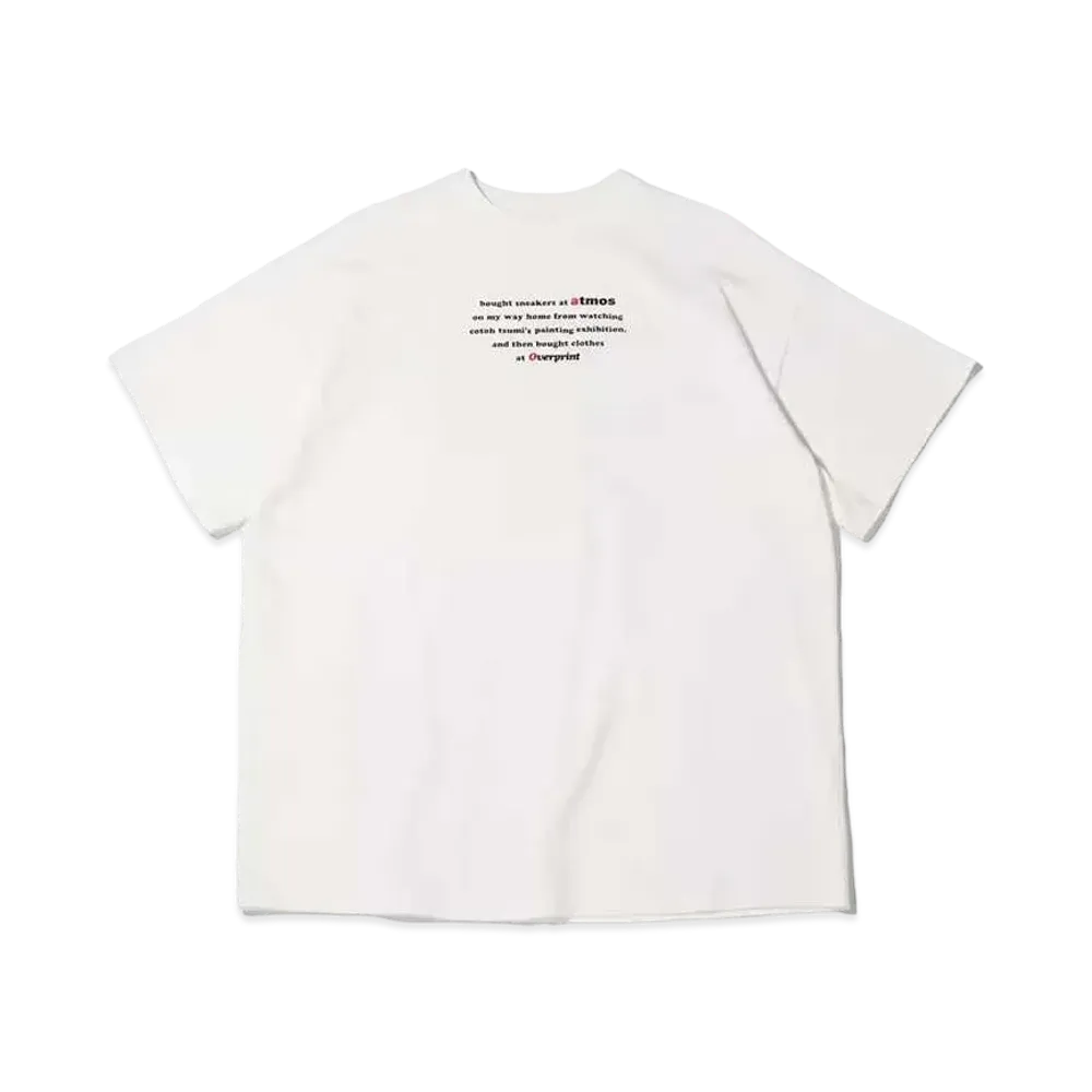 atmos pink x Meruru x Koto Tsumi Graphic T "White"
