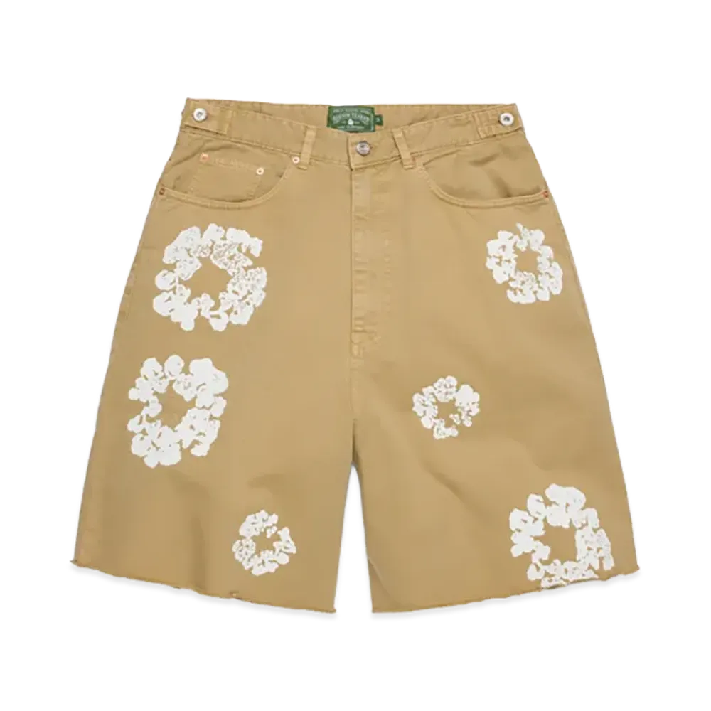 DENIM TEARS Cotton Wreath Chino Short "Khaki"