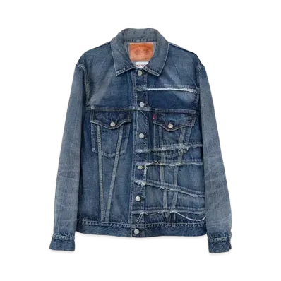 Maison MIHARA YASUHIRO FULLCOUNT x KAMIYA Switching Denim Jacket "Indigo"