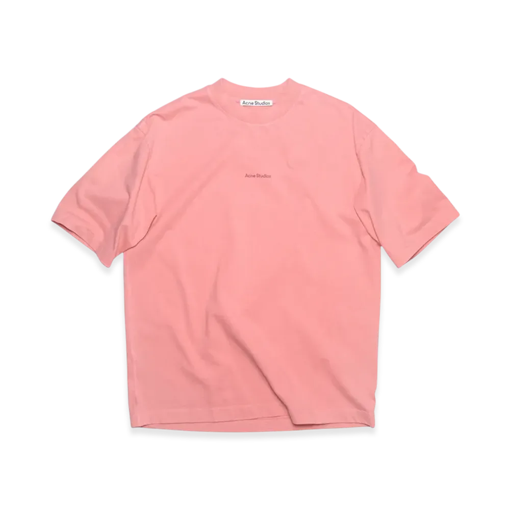 Acne Studios Logo T-Shirt - 22SS "Pink"