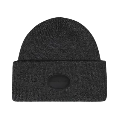 Alexander Wang Dome Logo Stretch Rib Wool Beanie "Charcoal"