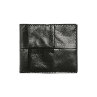Bottega Veneta Bi-Fold Wallet "Black"