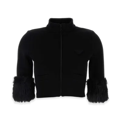 PRADA Women's Cotton Blend Jacket "Black"