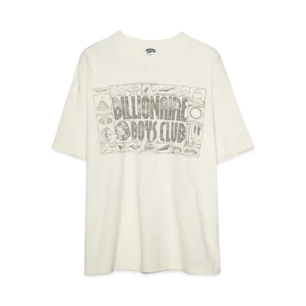 BILLIONAIRE BOYS CLUB BB SCHEMATIC T-SHIRT "GARDENIA"