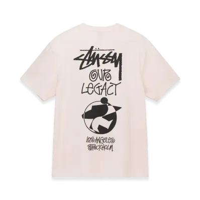 Stussy x Our Legacy Surfman 2 Pigment Dyed Tee "Pink"