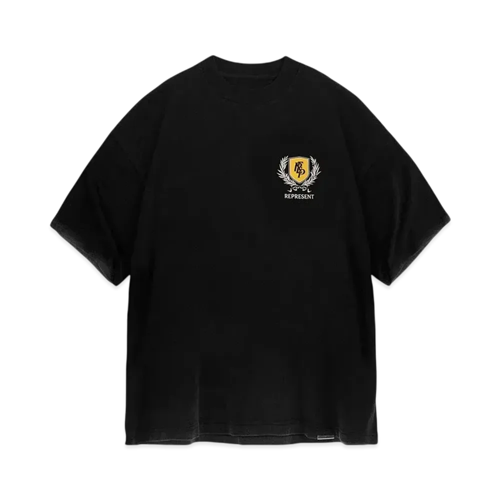 REPRESENT Crest T-Shirt "Vintage Black"