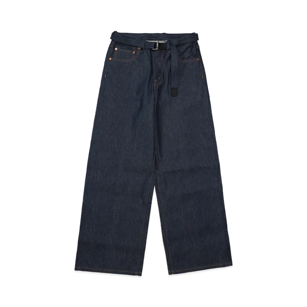sacai x Levi's Belted Wide Pants "Indigo"