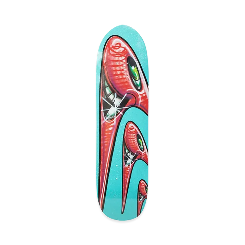 HUF x Kenny Scharf Kenny Scharf Karbombz Teal Cruiser Deck "Teal"