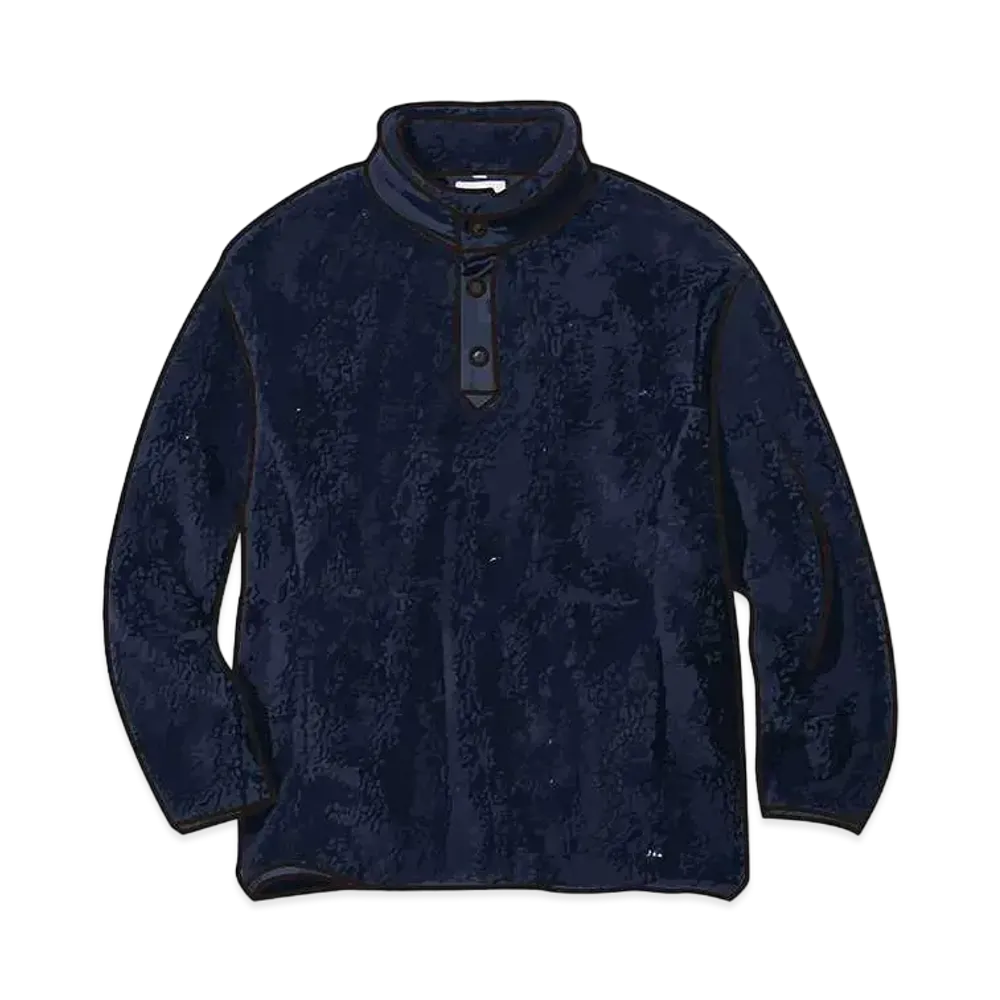 Uniqlo White Mountaineering Fleece Oversize Pullover "Navy"