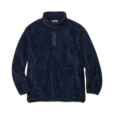 Uniqlo White Mountaineering Fleece Oversize Pullover "Navy"