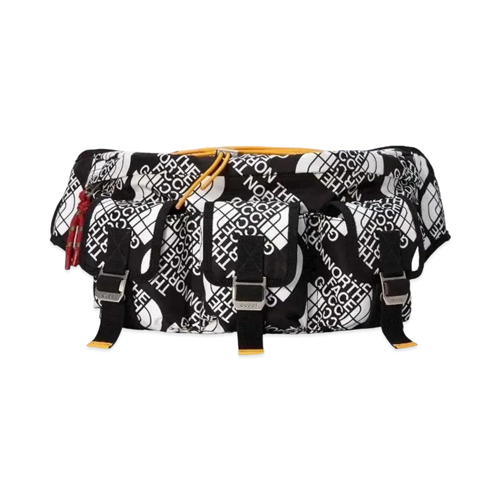 GUCCI x THE NORTH FACE Nylon Waistbag "Black/Yellow"