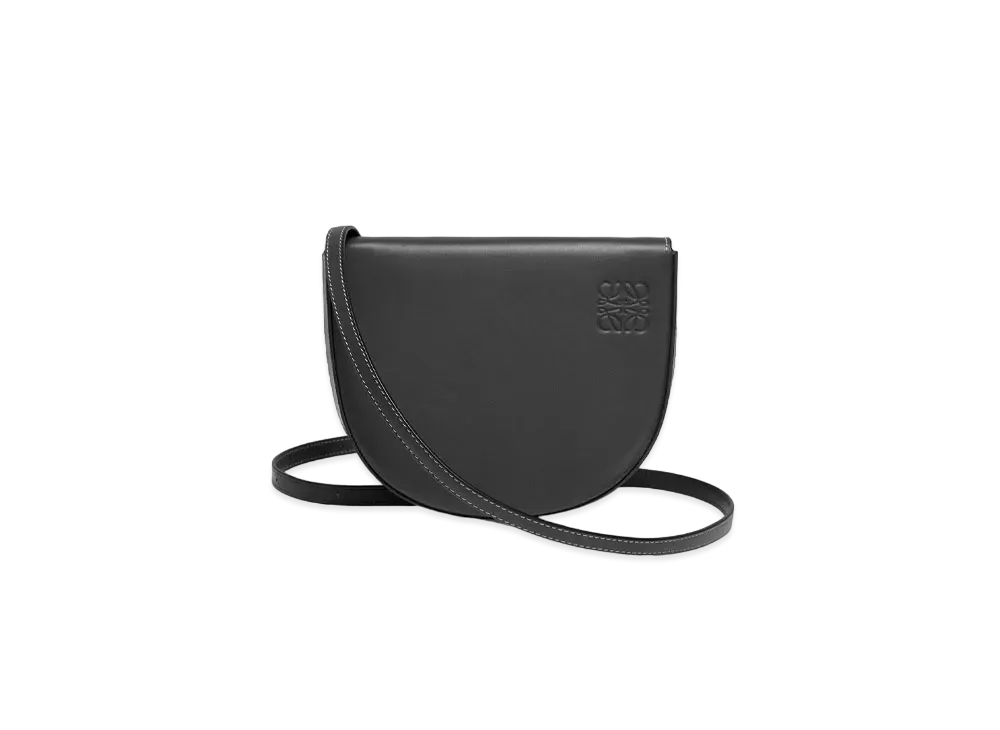 LOEWE Heel Bag In Soft Calfskin "Black"