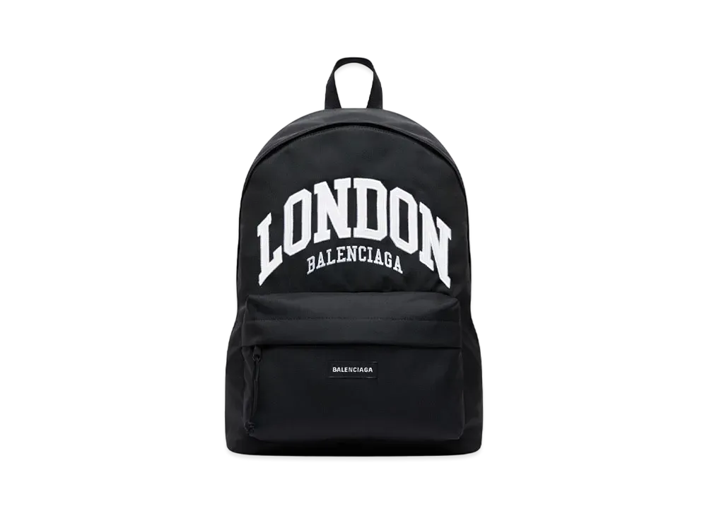 BALENCIAGA Cities London Explorer Backpack "Black"