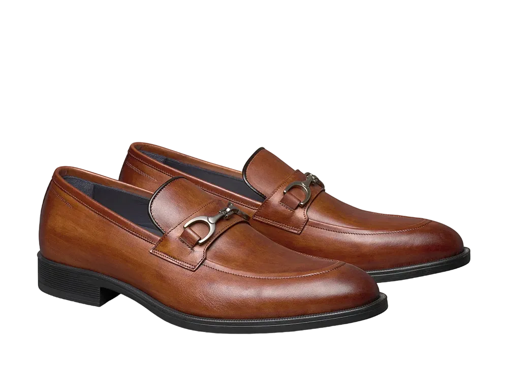 JOHNSTON & MURPHY Flynch Bit "Tan Italian Calfskin" 24-6336