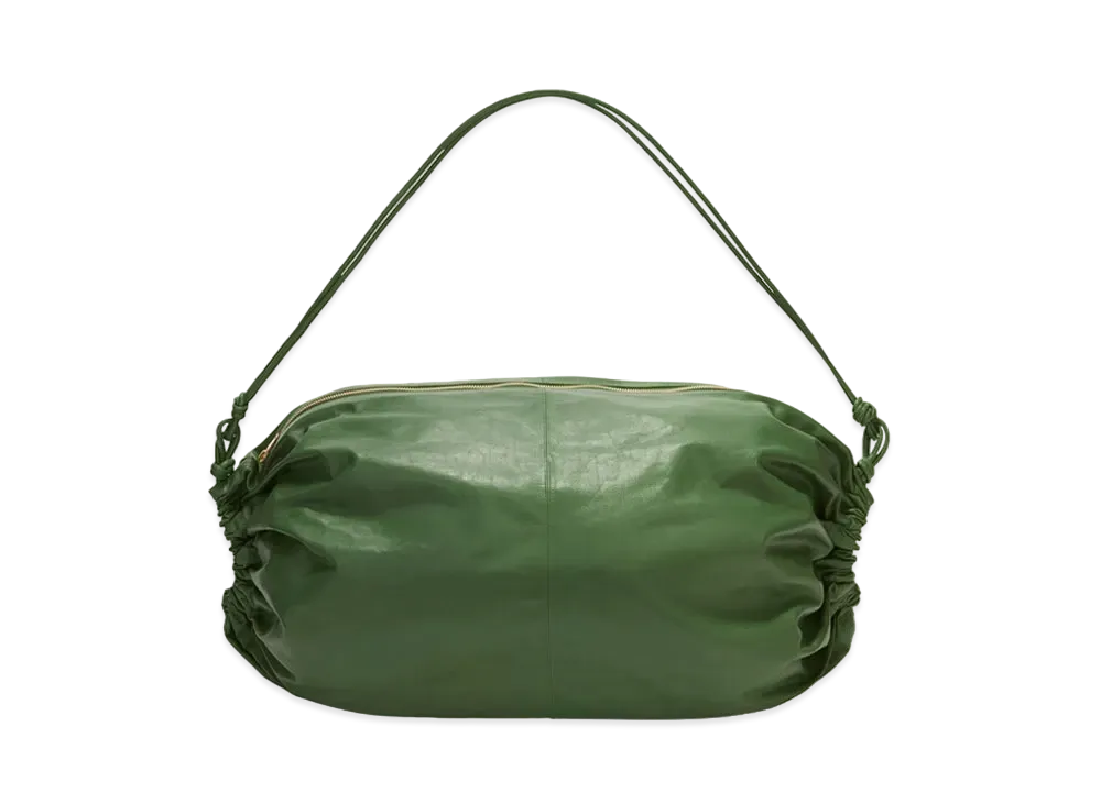 Jil Sander Drawstring Crossbody Duffle "Green"