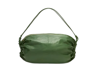Jil Sander Drawstring Crossbody Duffle "Green"