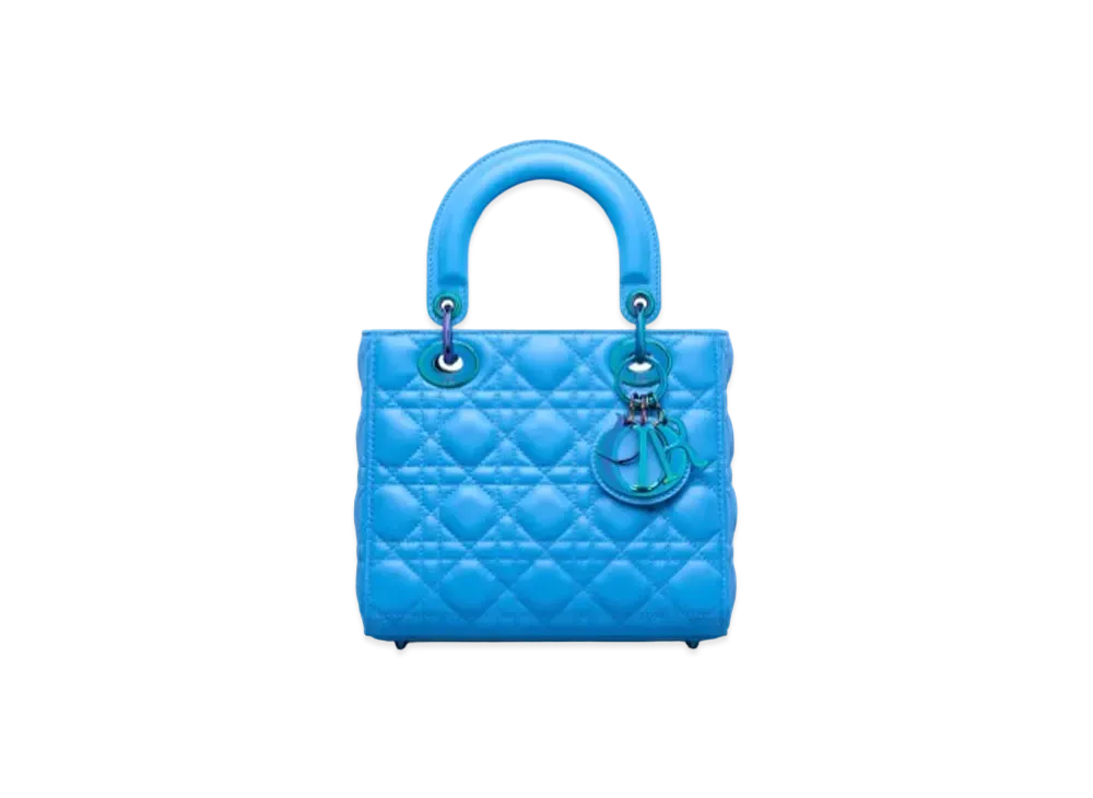 Dior Lady Dior Small Bag Cannage Skin "Blue"