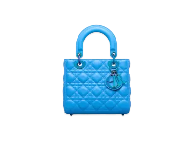 Dior Lady Dior Small Bag Cannage Skin "Blue"