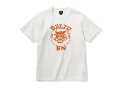 THE REAL McCOY'S MILITARY TEE / 637 TD BN "Milk"