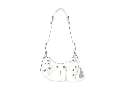 BALENCIAGA Women's Le Cagole XS Shoulder Bag "White"