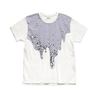 KAPITAL 20 / TENGU CREW T (PALE TONE TROTRO BANDANA PT) "Light Purple"