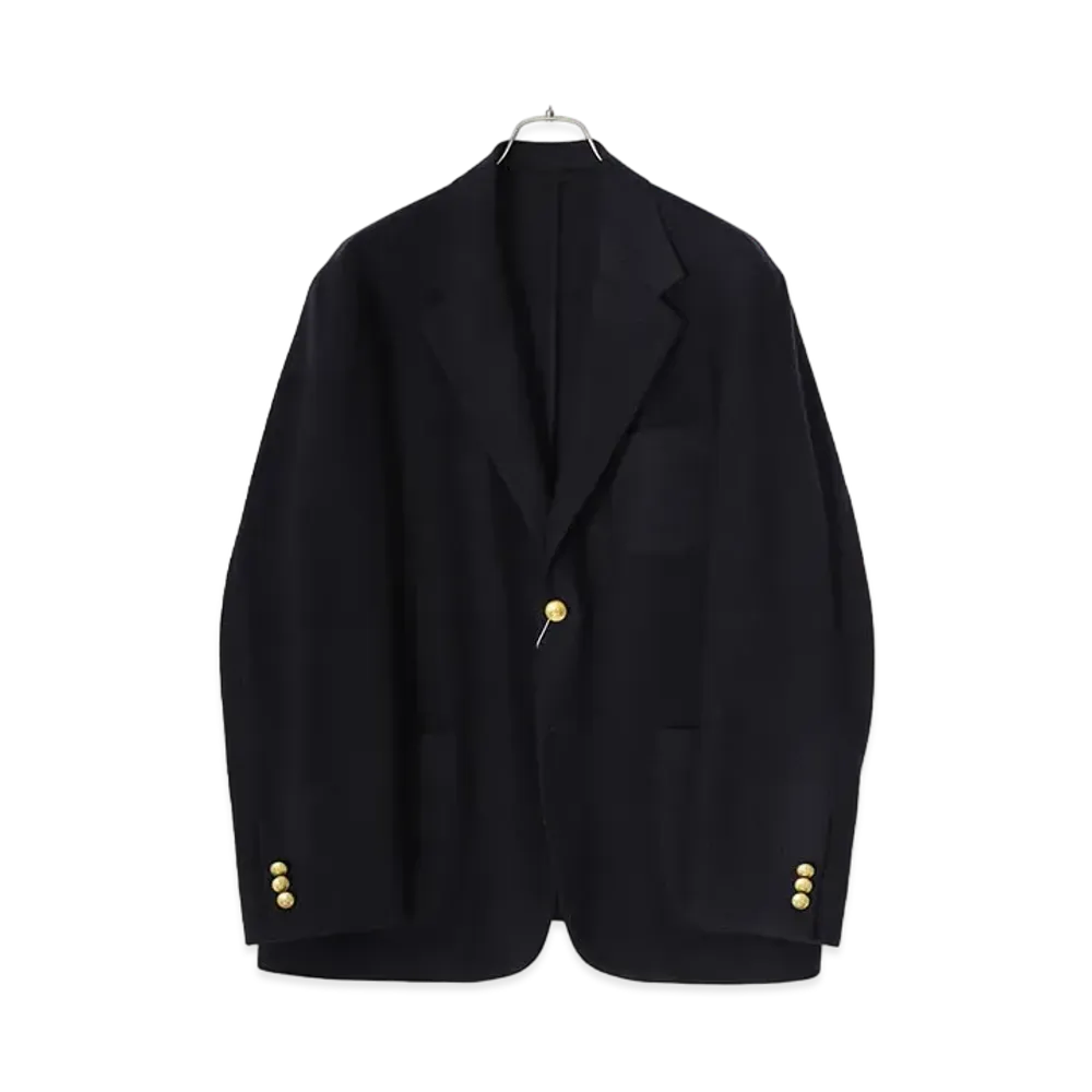 COMOLI Cashmere Navy Blazer "Navy"