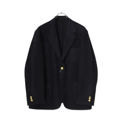 COMOLI Cashmere Navy Blazer "Navy"