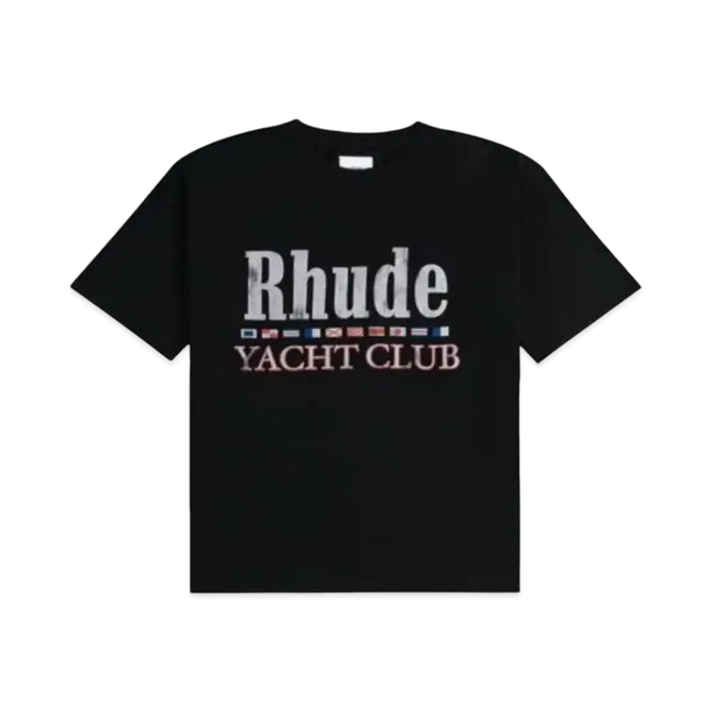 RHUDE Flag Tee "Black"