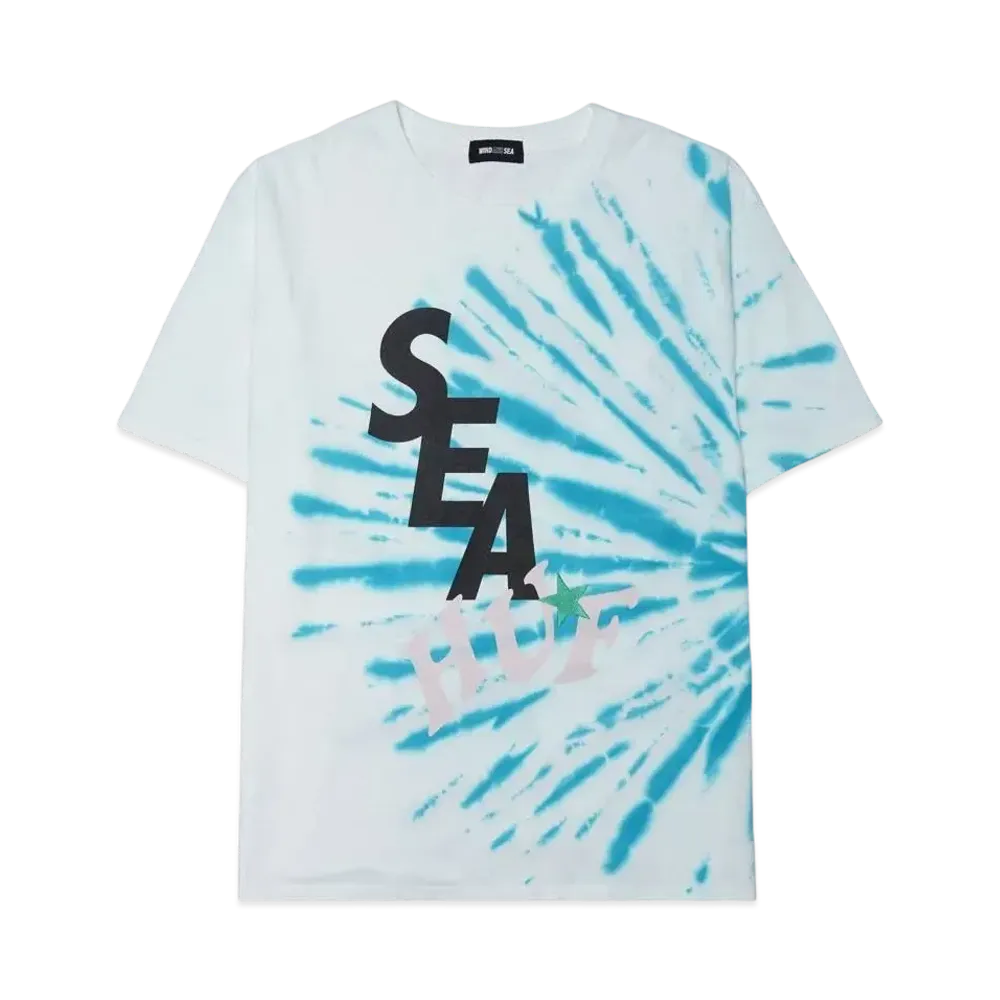 HUF x WIND AND SEA Solid And "Tie Dye" Tee "Tie Dye"