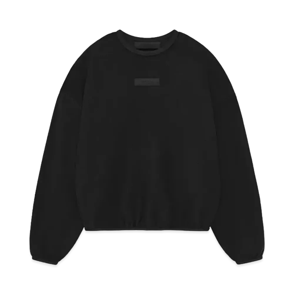 FEAR OF GOD ESSENTIALS Women's Crewneck Sweater "Jet Black"