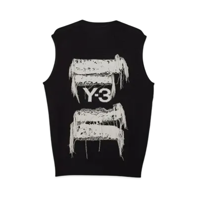 Y-3 U Graphic Knit Vest "Black"