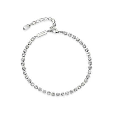 Jimmy Choo Saeda Anklet "Silver/Crystal"