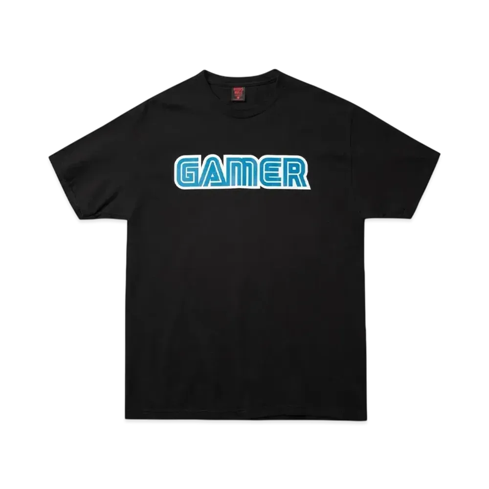 Geeks Rule x SEGA Gamer Logo Silkscreen Printing T Shirt "Black"