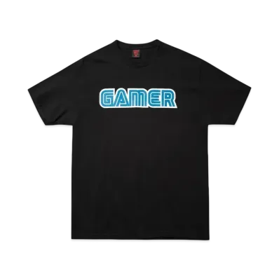 Geeks Rule x SEGA Gamer Logo Silkscreen Printing T Shirt "Black"