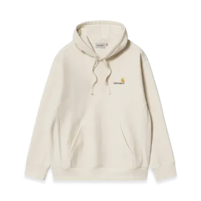 Carhartt WIP Hooded American Script Sweat "Natural"