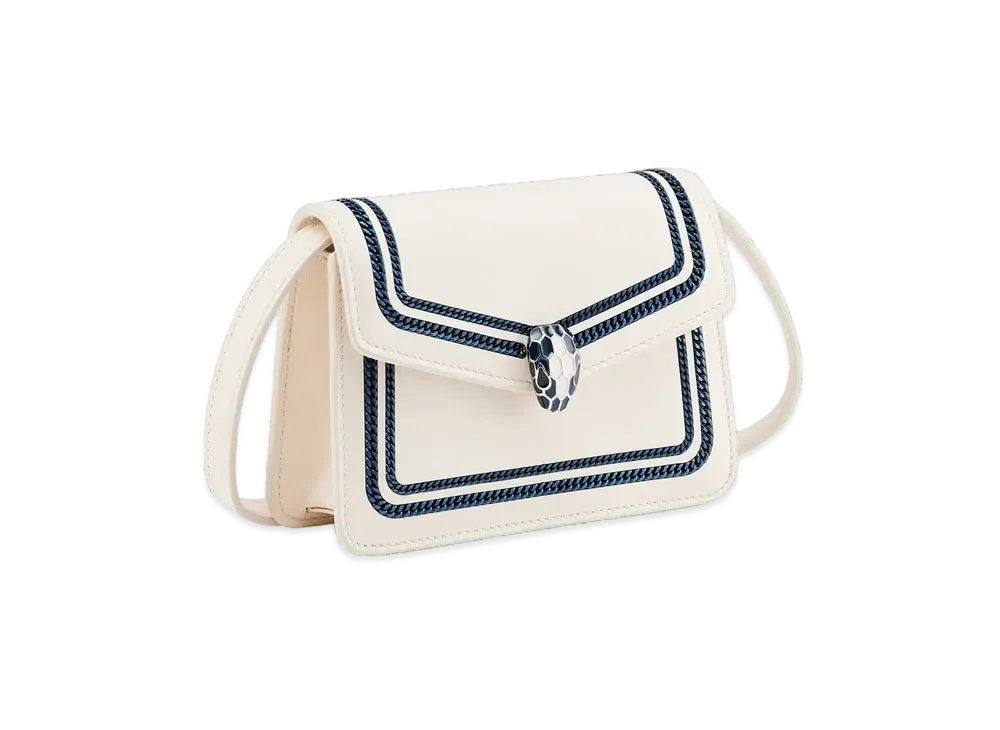 BVLGARI Serpenti Forever Mini Bag "White"