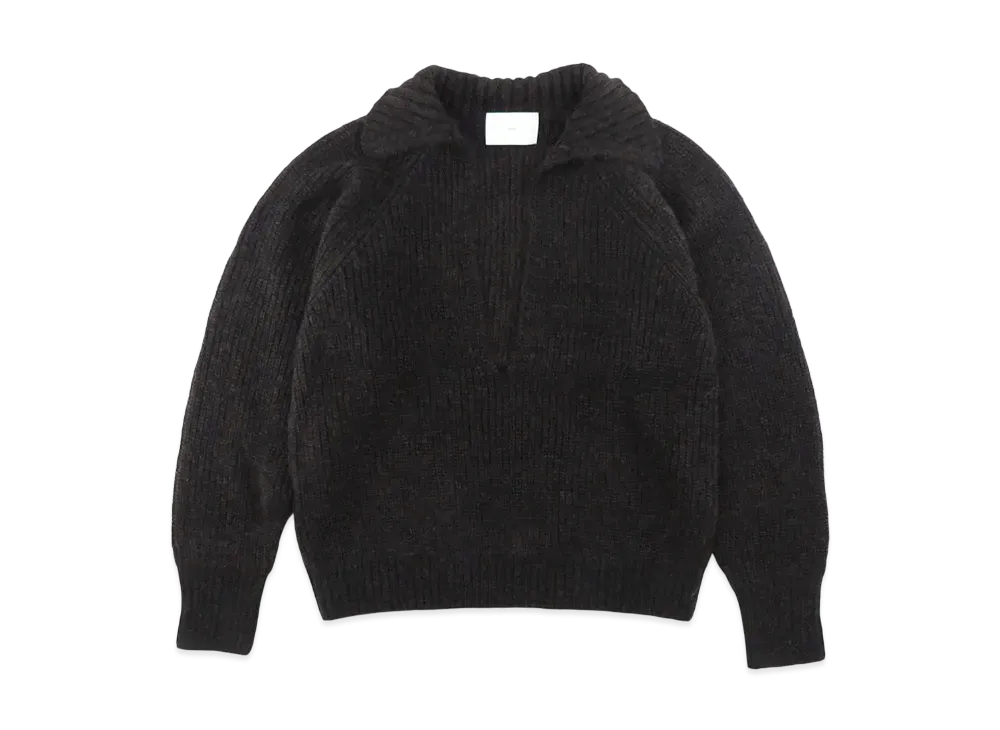 SUGARHILL Mohair Pullover Sweater "Black Brown" 2411300602