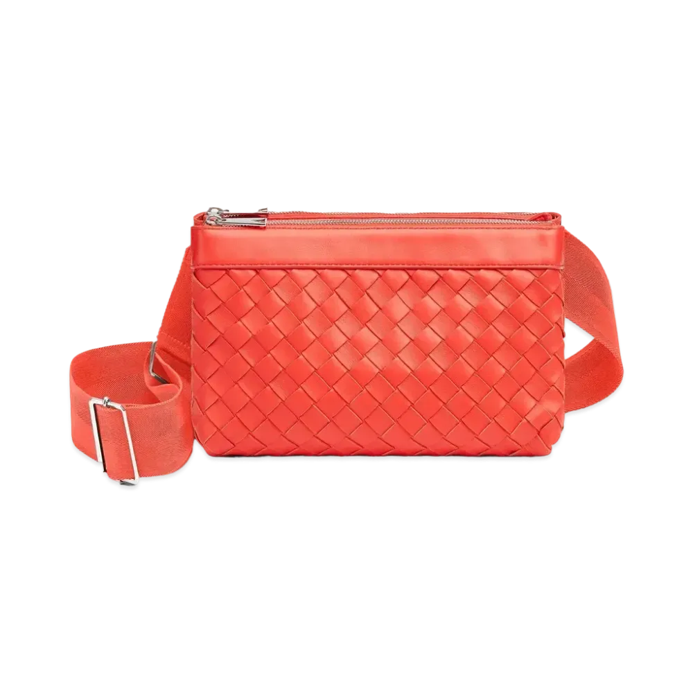 Bottega Veneta Classic Intrecciato "Tomato"