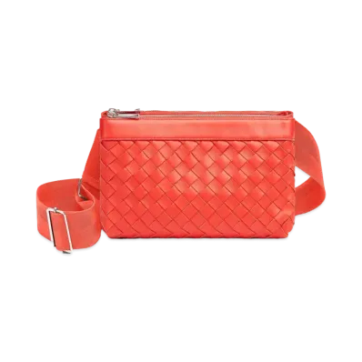 Bottega Veneta Classic Intrecciato "Tomato"