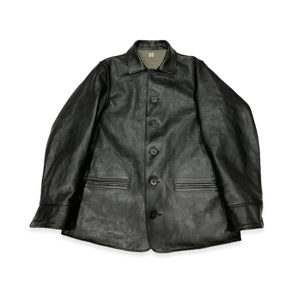 T.T Taiga Takahashi LOT.801 Automobile Leather Jacket "Black"
