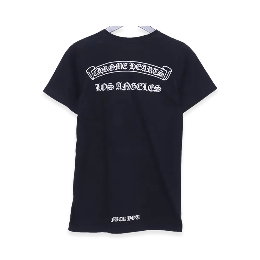 Chrome Hearts Los Angeles Exclusive Scroll Label Print S/S T-Shirt "Black"