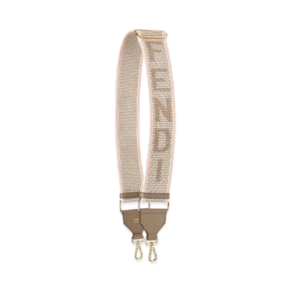 FENDI Strap You Ribbon Shoulder Strap "Pink"