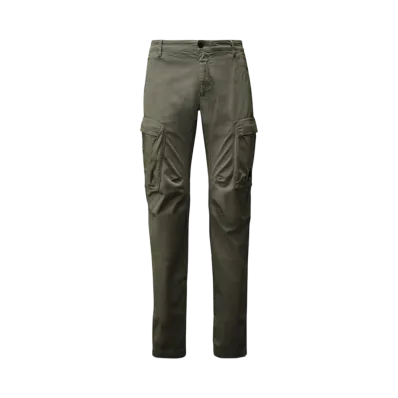 C.P. Company Stretch Sateen Utility Cargo Lens Pants "Ivy Green"