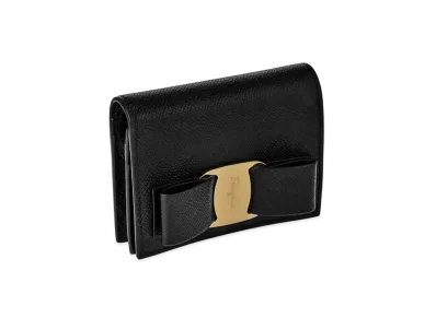Salvatore Ferragamo Vara Bow Coin Purse "Black"