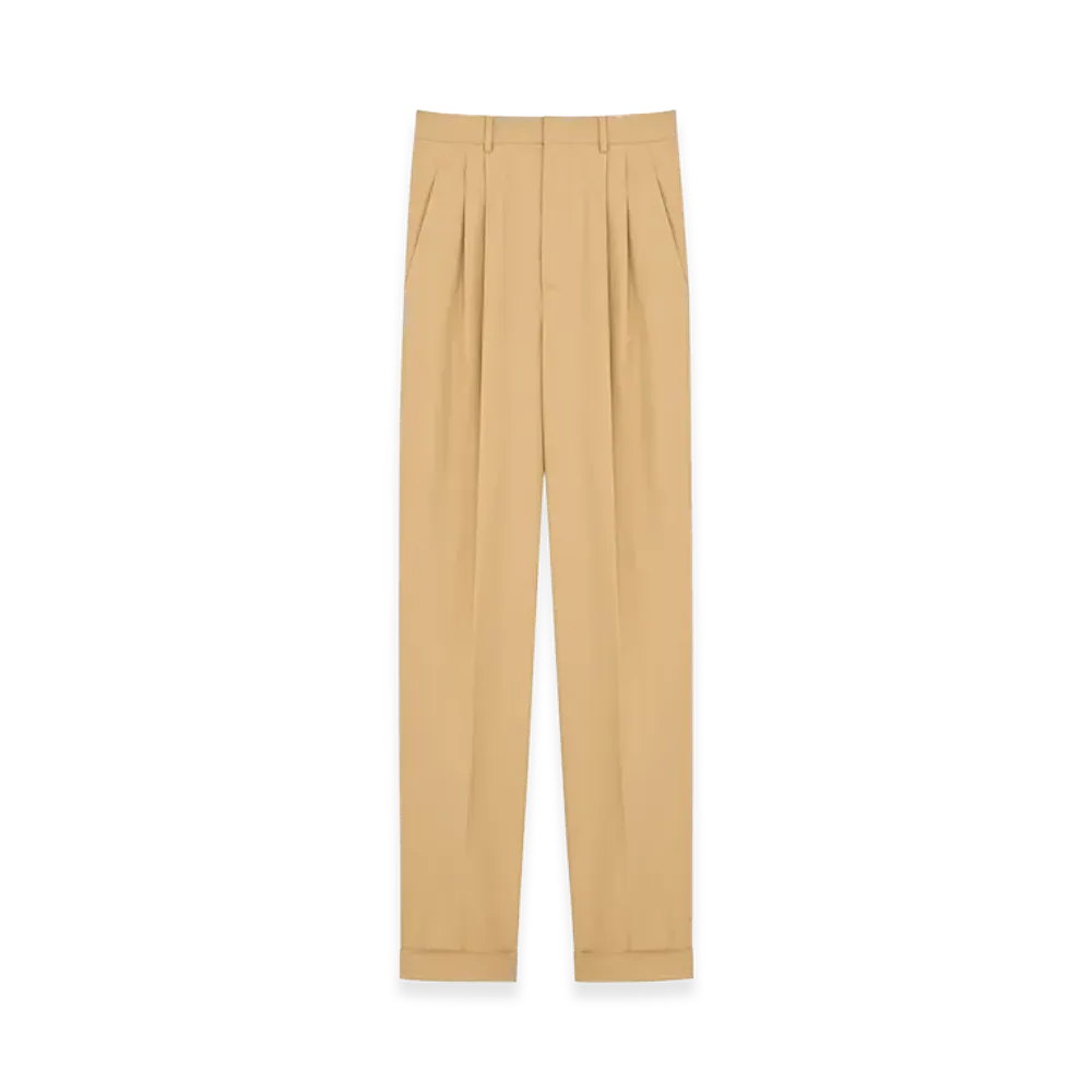 Saint Laurent Trousers "Beige"