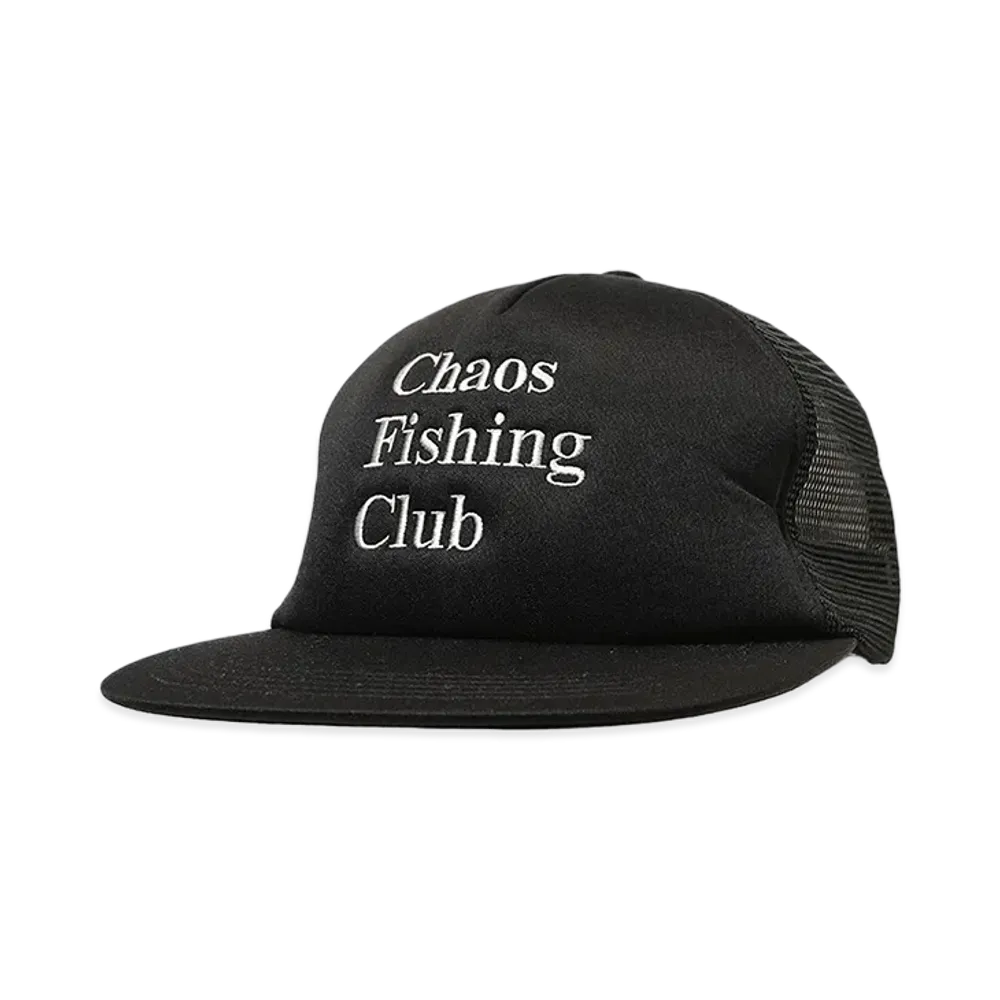 Chaos Fishing Club Logo Mesh Cap "BLACK"
