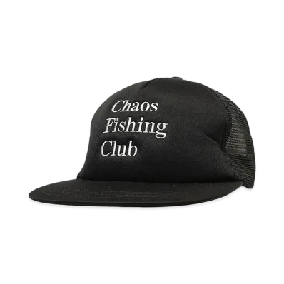 Chaos Fishing Club Logo Mesh Cap "BLACK"